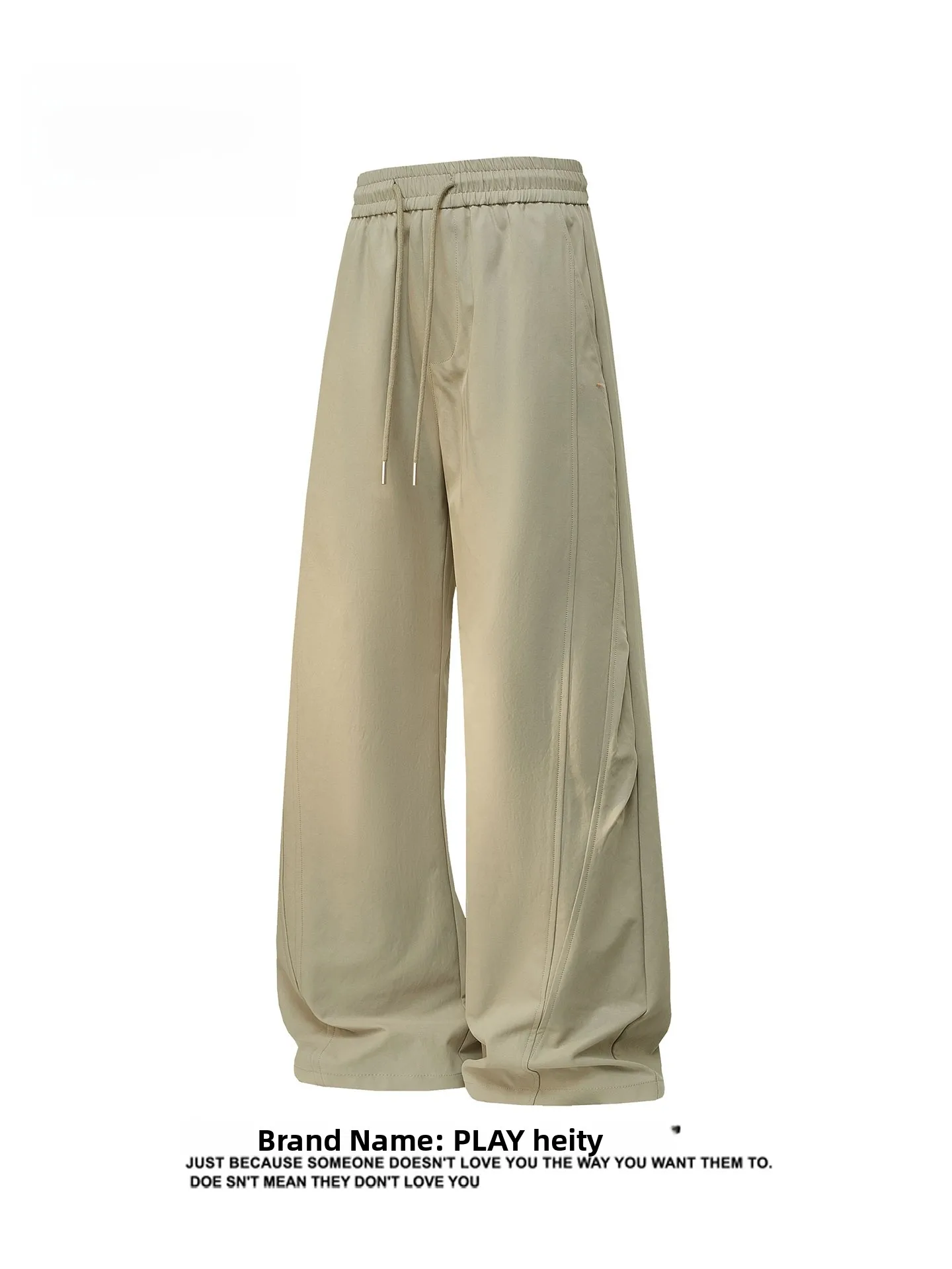 

Play Hei Casual American Deconstructed Wide Leg Loose Fit Straight Leg Pants ex Comfortable All Season Cotton Blend