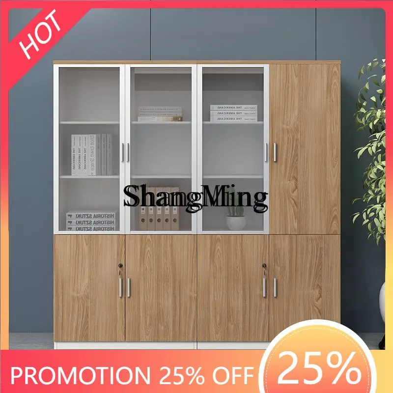 

FG современный простой офис поддерживающий книжный шкаф для файлов данных деревянный небольшой шкаф для хранения документов шкаф