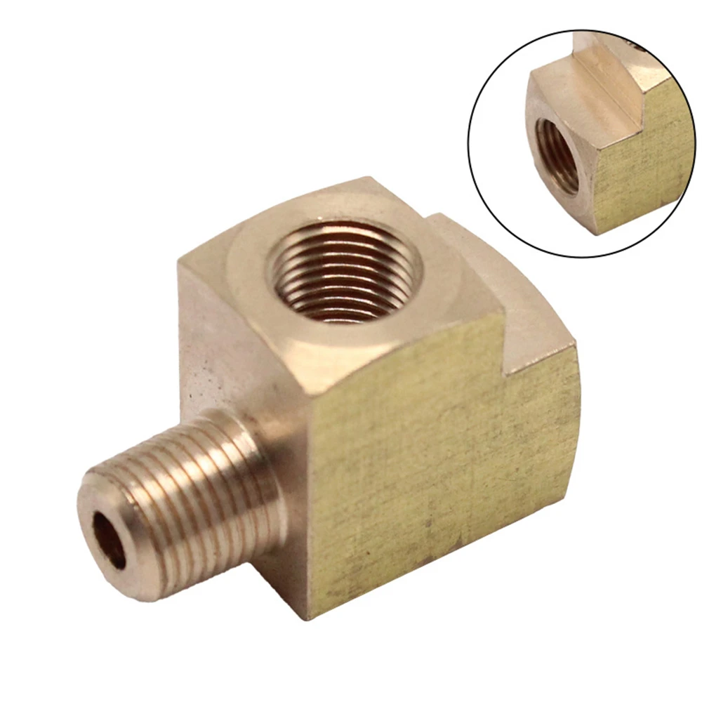 ​Brass Pipe Tee Car Solid Street Pipe External Thread M10x1 Street Tee Interface