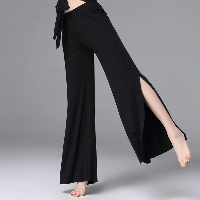 Modern Wide Leg Dance Pants for Women Eastern Dance Belly Dance Performance Clothing Lyocell Fabric Sports Yoga Fitn