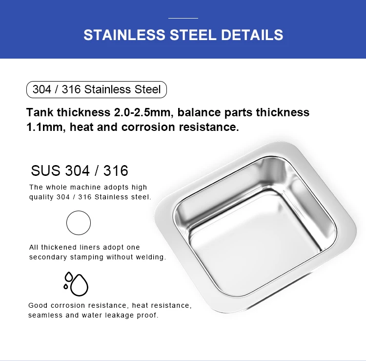 ブルーホエール 6.5L ポータブル デジタル プロ仕様 超音波レコードクリーナー