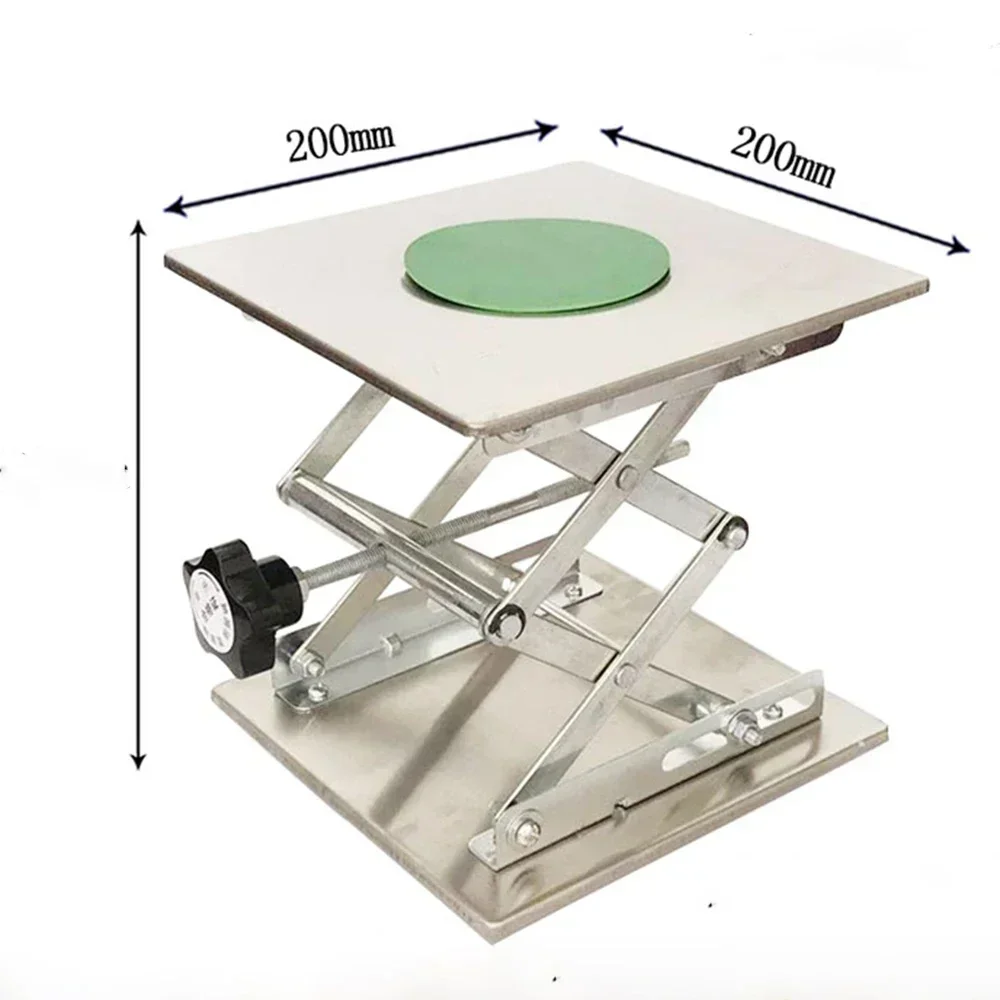 

Lift Table Lab Plate Jack Scissor Stand Platform Router Workbench Table Woodworking Lift Laboratory Carpentry Tools