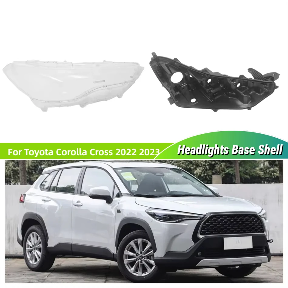 For Toyota Corolla Cross 2022 2023 Car Spare Parts Base Head Lamp Shell Headlamp Base Fixing Bracket Headlamp Lamp Cover