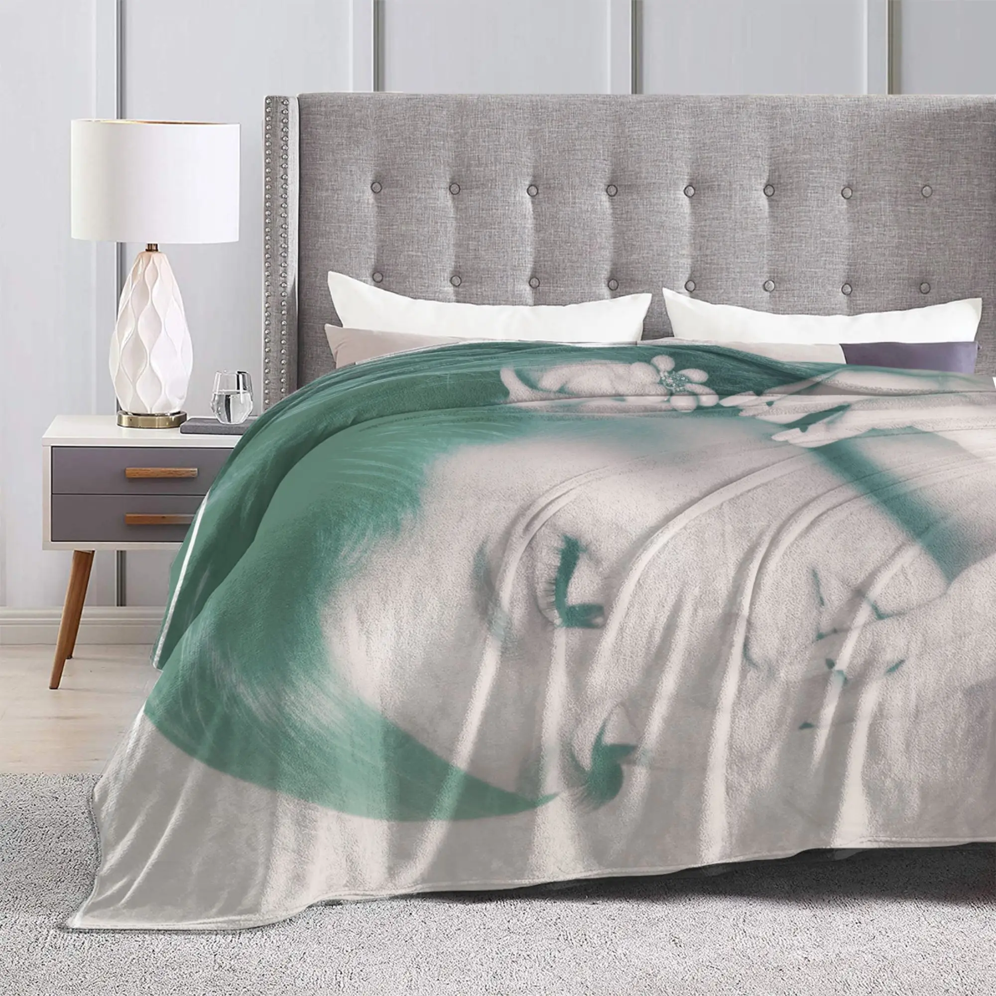 Ariana Grande Positions Album Vintage Flannel Blanket Winter Soft Warm Bedding Throws for Child Fashion Bedspread Sofa Bed Cover