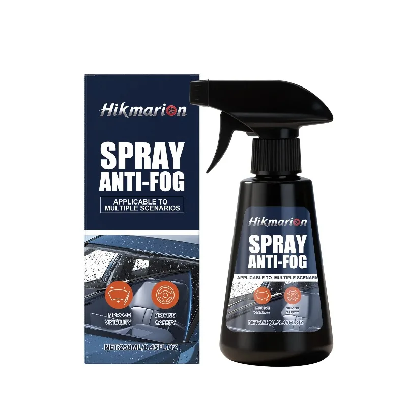 Car Anti-Fog Spray, Clears Windows, Windshields and Rearview Mirrors By Removing Fog and Water on Rainy Days