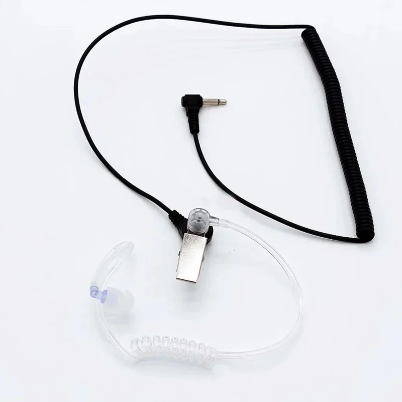 Walkie Talkie Microphone Earpiece 3 5mm 2-Way Radio Headset Security Guard Wearable Speaker