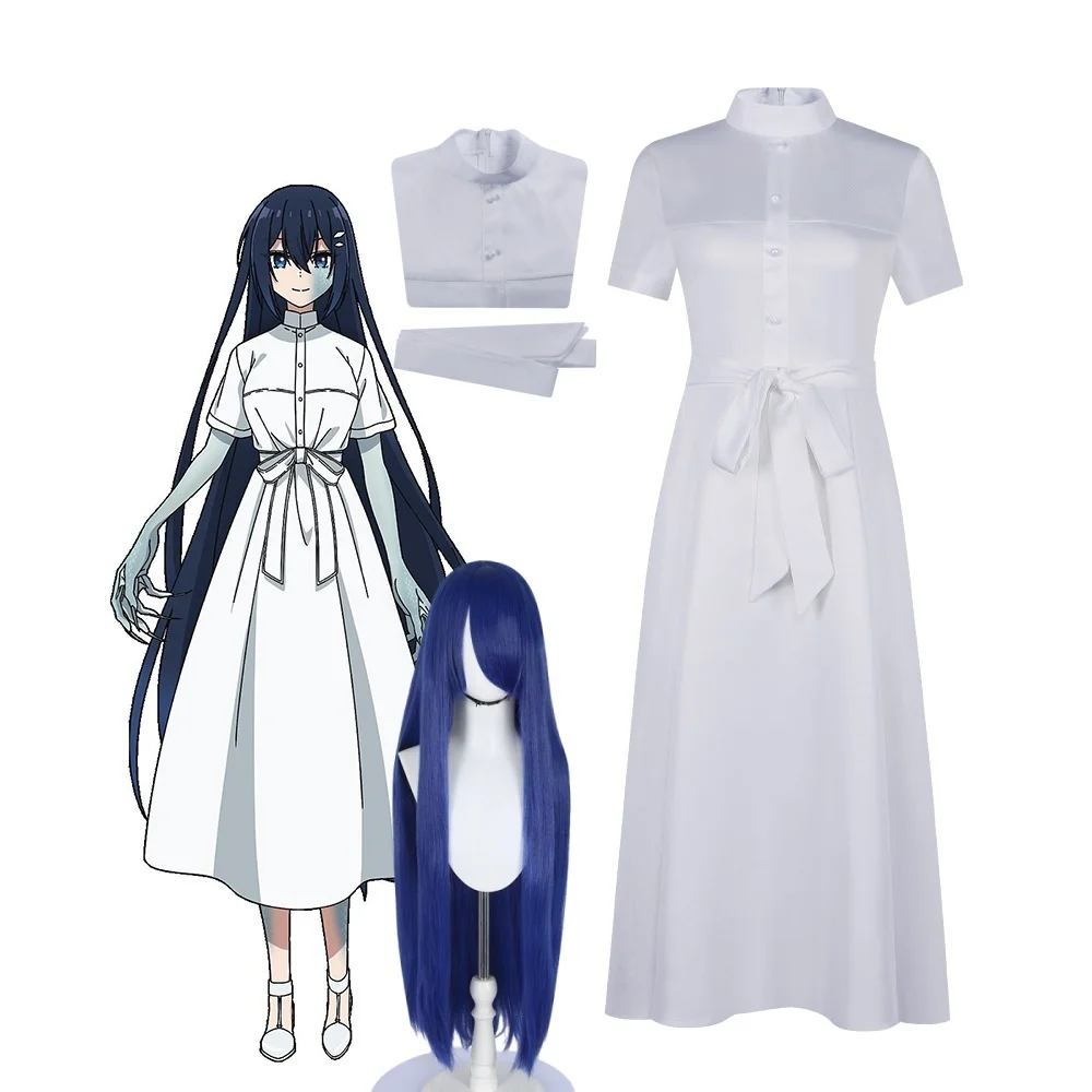 

Эта Monster Wants to Eat Me Косплей Шири Оми Костюм Парик Аниме Анимационный Костюм