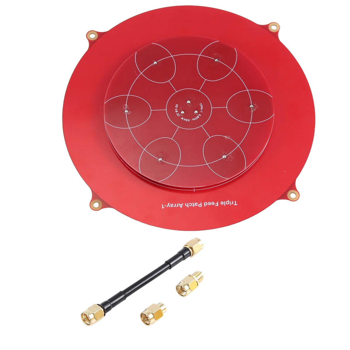 

B66C 150 мм патч с тройной подачей 5,8 ГГц 14 дБи Pagoda Array FPV антенна для радиоуправляемого дрона