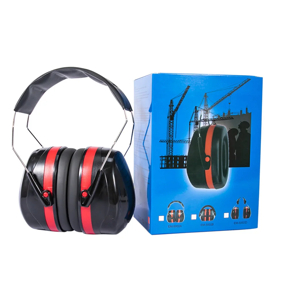 Noise Insulation Earmuffs with Adjustable Headband and Foldable Design for Convenient Hearing Protection Anywhere