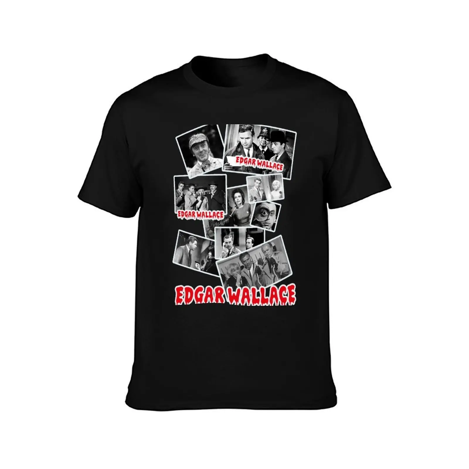 Edgar Wallace, Movies, 50's, 60's T-Shirt Breathable Sportswear T-Shirt for Men