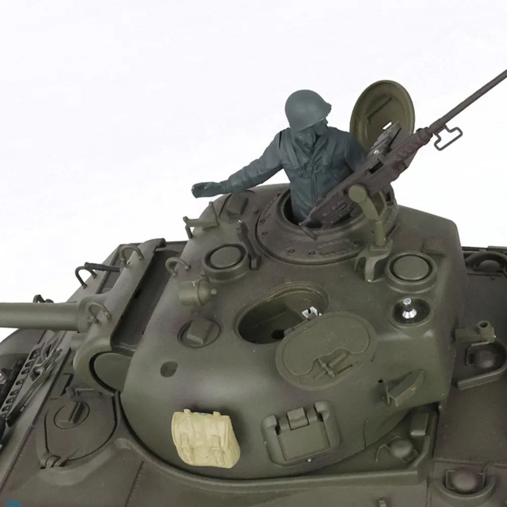 

Upgraded Heng Long 1/16 7.0 M4A3 Sherman RC Tank 3898 Barrel Recoil 360-degree Turret Toucanhobby DIY RC Panzer Toy TH17677