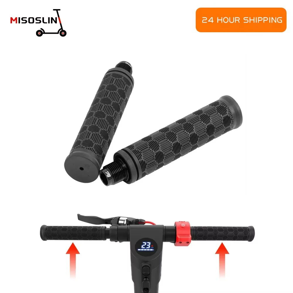 

Anti-slip Handlebar Cover Rubber Wear Resistant Grip Electric Scooter Accessories Aluminium Screw Left Right Case For HX X7 X8