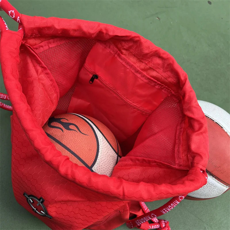 RIGORER Waterdichte sporttas Zak met trekkoord Fitness Reizen Outdoor Rugzak Lichtgewicht rugzak Outdoor voetbal opbergzakken