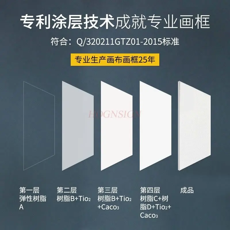 إطار رسم زيتي مصنوع من القطن الخالص، مصمم خصيصًا للمبتدئين للتمرين بإطار قماش أكريليك
