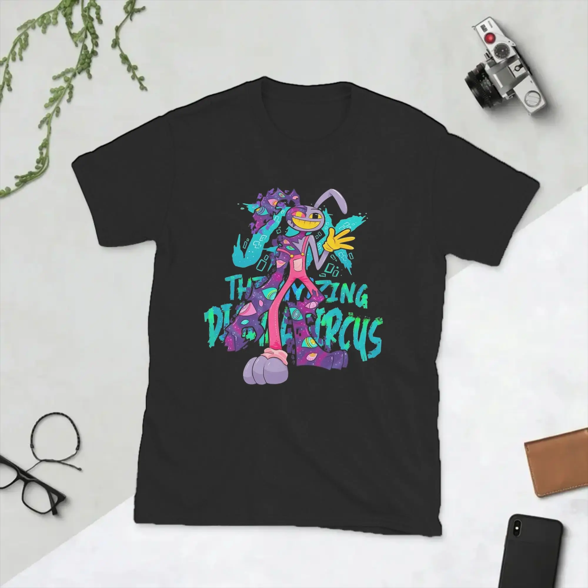 Men's JACK ABSTRACK Cartoon Digitals Circus T Shirts  Pure Cotton Clothing Short Sleeve Round Neck Tees Graphic Printed T-Shirts