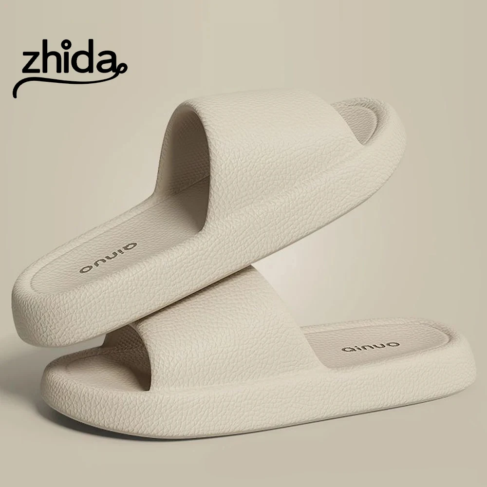 

ZHIDA Thick Platform Cloud Slippers Indoor Home Eva Soft Sole Pillow Slides Sandals Woman 2025 Summer Non Slip Beach Flip Flops