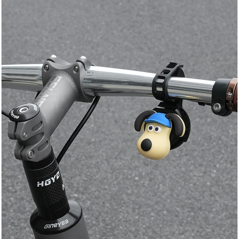 Bicycle cute puppy 110db electric horn Bicycle electric bell USB rechargeable horn cycling equipment handlebar accessories