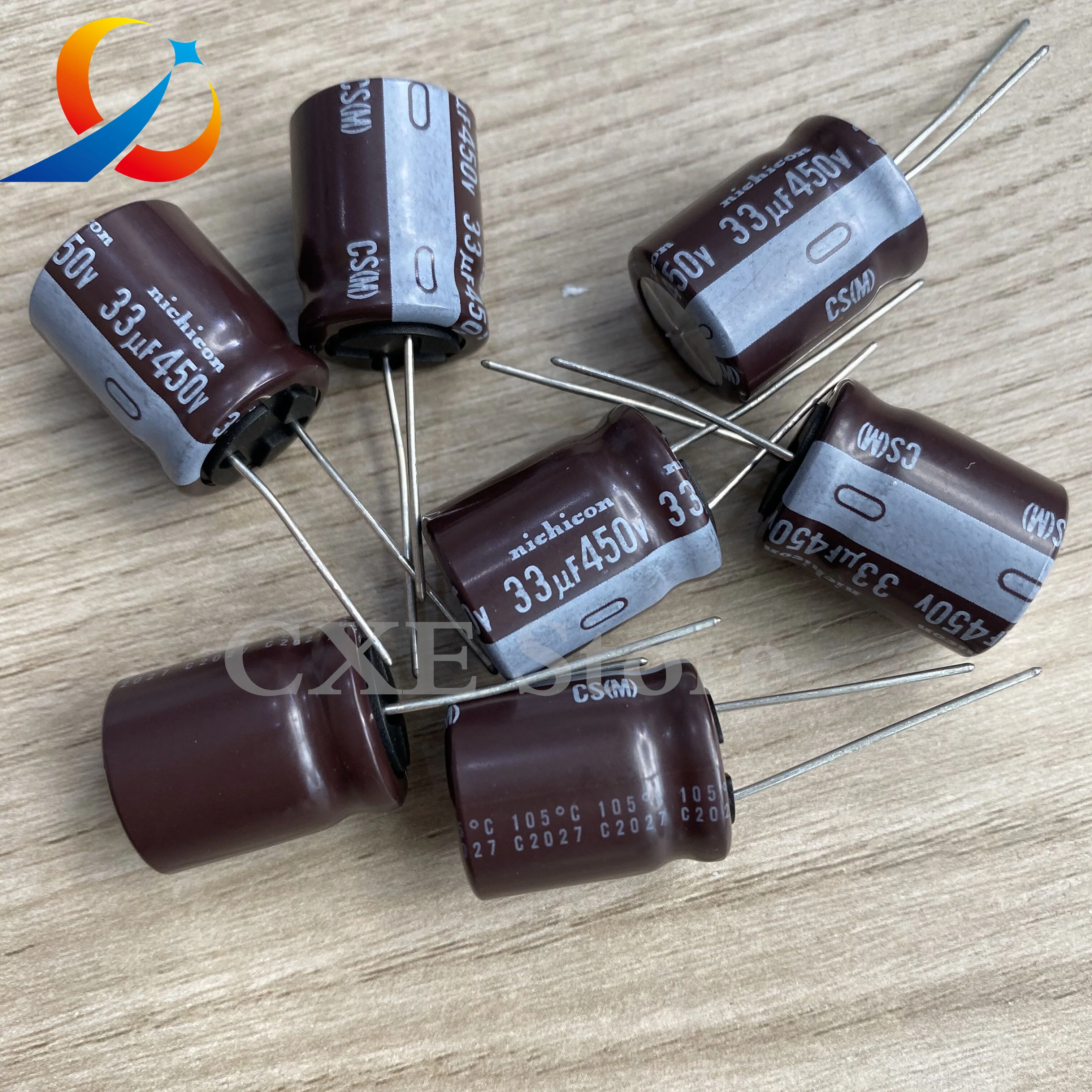 10PCS 450V33UF 16X20MM  Nichicon Electrolytic Capacitor UCS2W330MHDCZX 33UF 450V  Original NEW