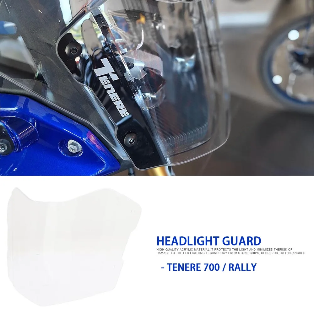 

Tenere700 Headlight Protector Cover For YAMAHA TENERE Tenere 700 RALLY 2025 Motorcycle Grille Guard Cover Protection