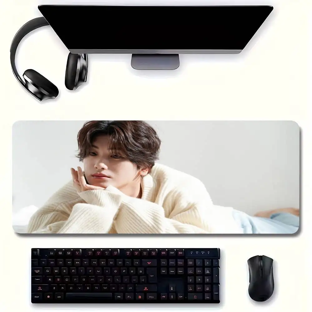 Korean Celebrity Park Hyung Sik Mousepad Non-slip Suitable For Office Computers Laptops E-sports Game Desk Mats XXL Keyboard