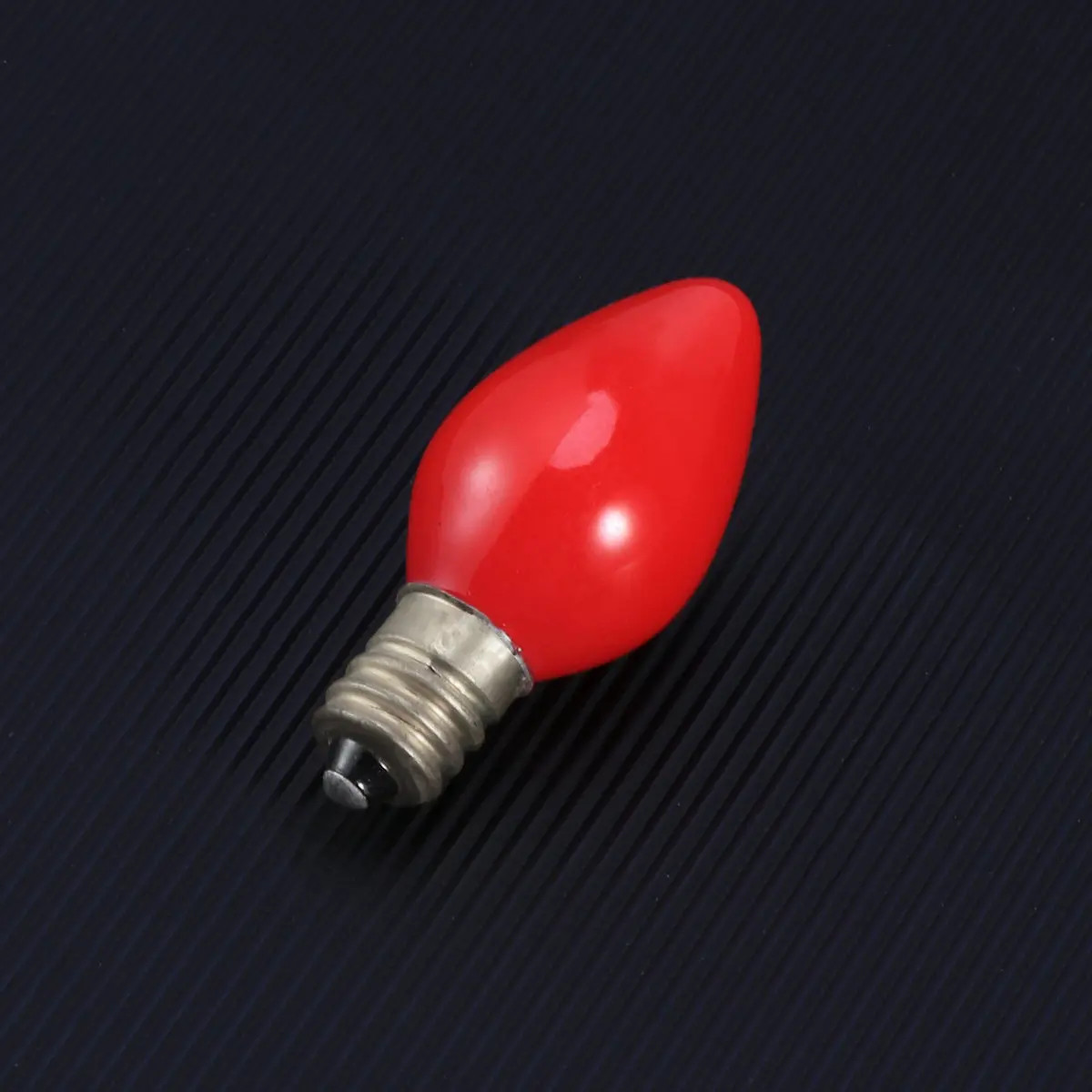 50Pcs Stainless Steel Light Bulbs 7W E12 220V Red Lamp Bulb for Holiday Displays Chandeliers Wall Sconces Decorative Fixtures view 4
