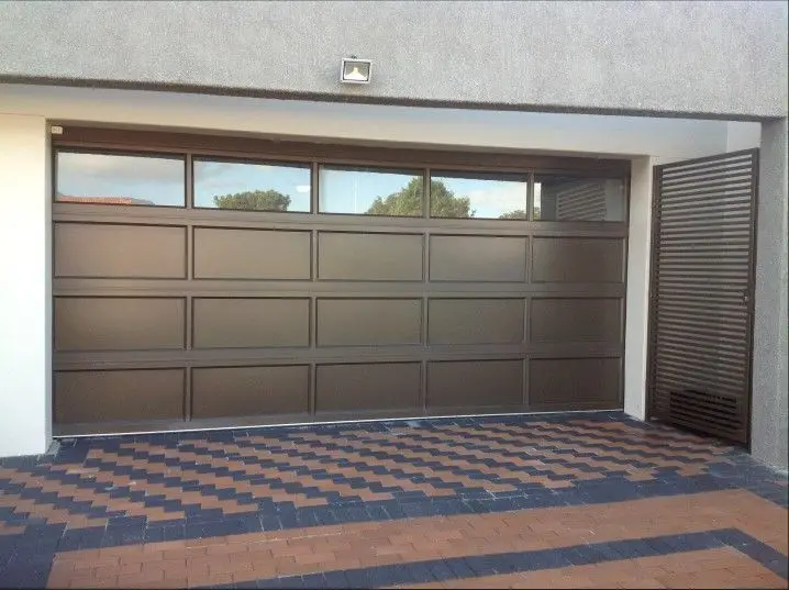 Luxury Modern Style Aluminum Alloy Frame Waterproof and Bulletproof Garage Doors Provide High Safety for Home Garage Doors