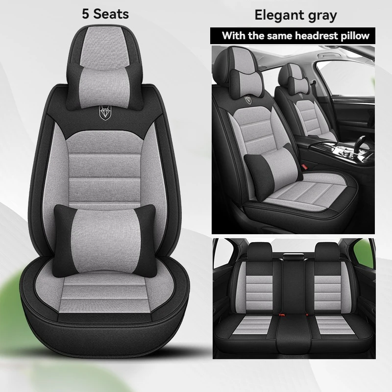 

Full Set Of 5-Seats Linen Breathable Car Seat Covers For Haval All Models Haval Hover F7 F5 H6 H7 H5 H8 H9 M6 Car Accessories