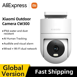 Global Version Xiaomi Outdoor Camera CW300 2.5K ultra-clear picture quality 4MP AI Human Tracking IP66 Water Two-way Intercom