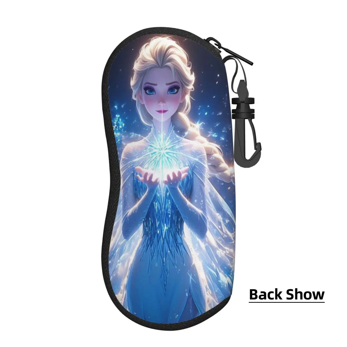 Disney Frozen Ultra-Light Soft Shell Glasses Case - Compact and Portable Eyewear Case for Travel, School, and Daily Use