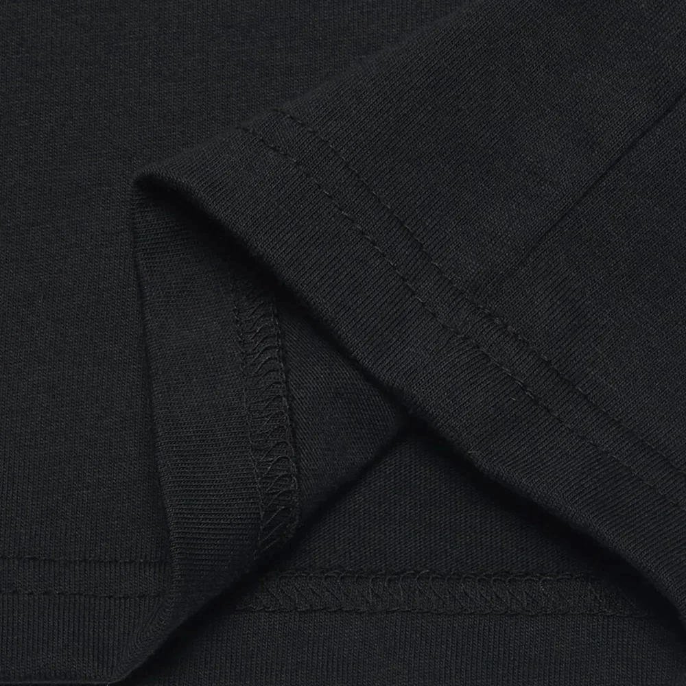 Camiseta estilo negro con cuello redondo, Top informal transpirable, camisetas gráficas con estampado de cangrejo, ropa de calle Vintage de verano para mujer