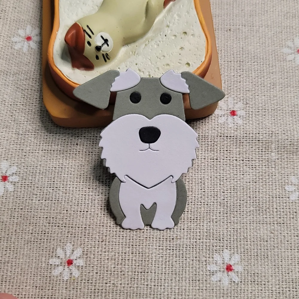 Zwierząt pies metalowe szablony do rękodzieło Puppy Die Cuts 2023 nowy dla DIY karta papierowa do scrapbookingu DIY kartka z życzeniami