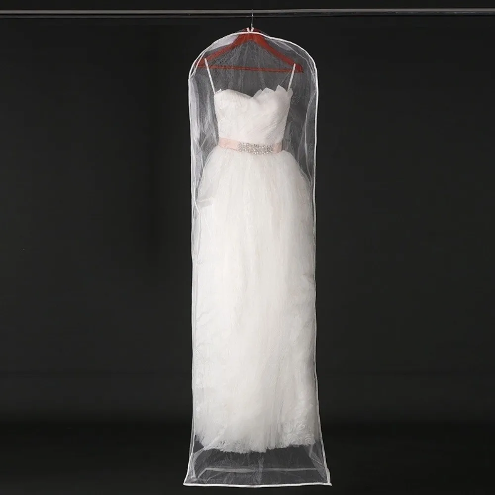 Durable Clear Wedding Dress Garment Protector Wear Resistant Universal Dust-proof Covers Reusable Clothing Cover Household