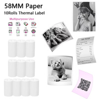 58mm Thermal Receipt Paper 10Rolls Paper Roll Bill Ticket Printing Print Patterns/Small Tickets For Mini Printer/210/016/D5/B3