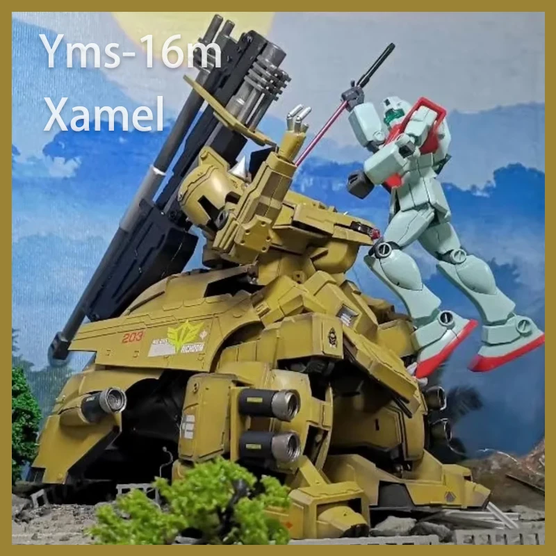 

Yms-16m 1/144 Xamel Xamel в сборе, фигурка пустыни, желтые фигурки, китайская версия, пластиковые модели робота Xamel, игрушки, подарки