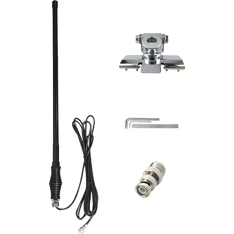 Enhanced Antenna for Walkie-Talkie, Thickened Large Spring, Modified for Off-Road Vehicles with Mobile Radio, UV Dual-Band
