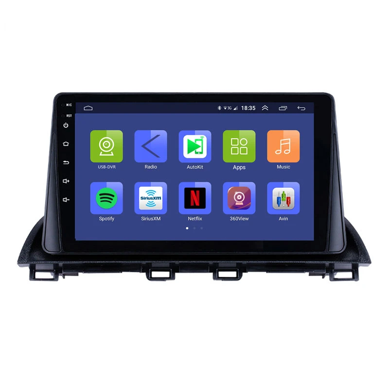 9 inch Android 10.0 car stereo radio GPS Navigation for Mazda 3 Axela  2013-2018  Support Mirror Link 3G  USB