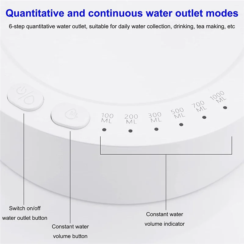 حار الكهربائية جالون المياه مضخة التلقائي زجاجة ماء مضخة موزع سطح المكتب قابلة للشحن مضخة مياه مع حامل أ