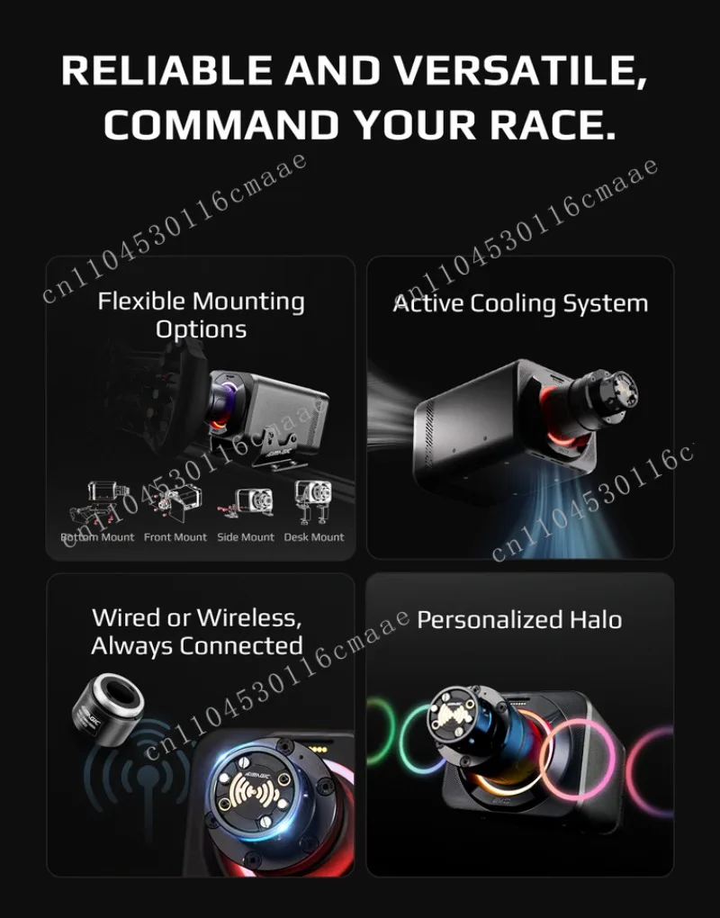 عصا التحكم في قاعدة عجلة القيادة المباشرة وعصا التحكم في الألعاب لسباق Sim 9NM 12NM 18NM #4
