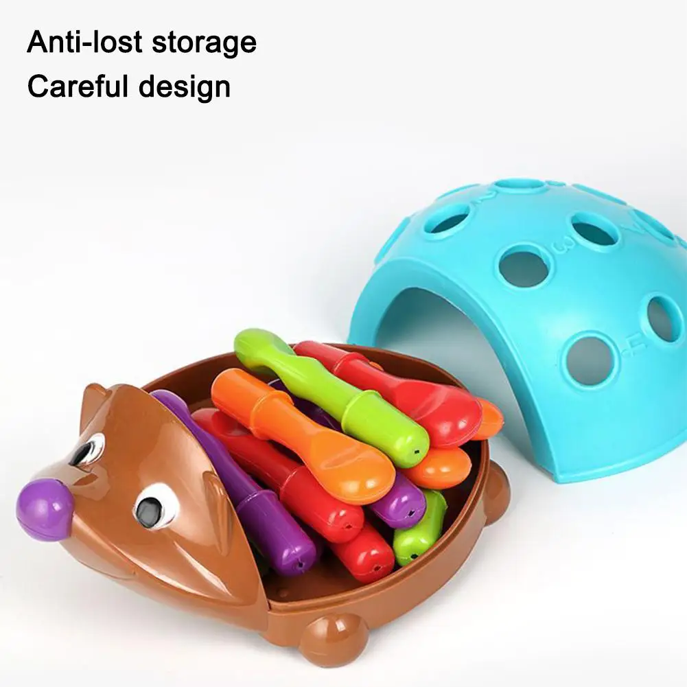 ワニハリネズミ幼児モンテッソーリおもちゃ積み重ね形状ギフト男の子と女の子のための分類とマッチングスキルアクティビティ