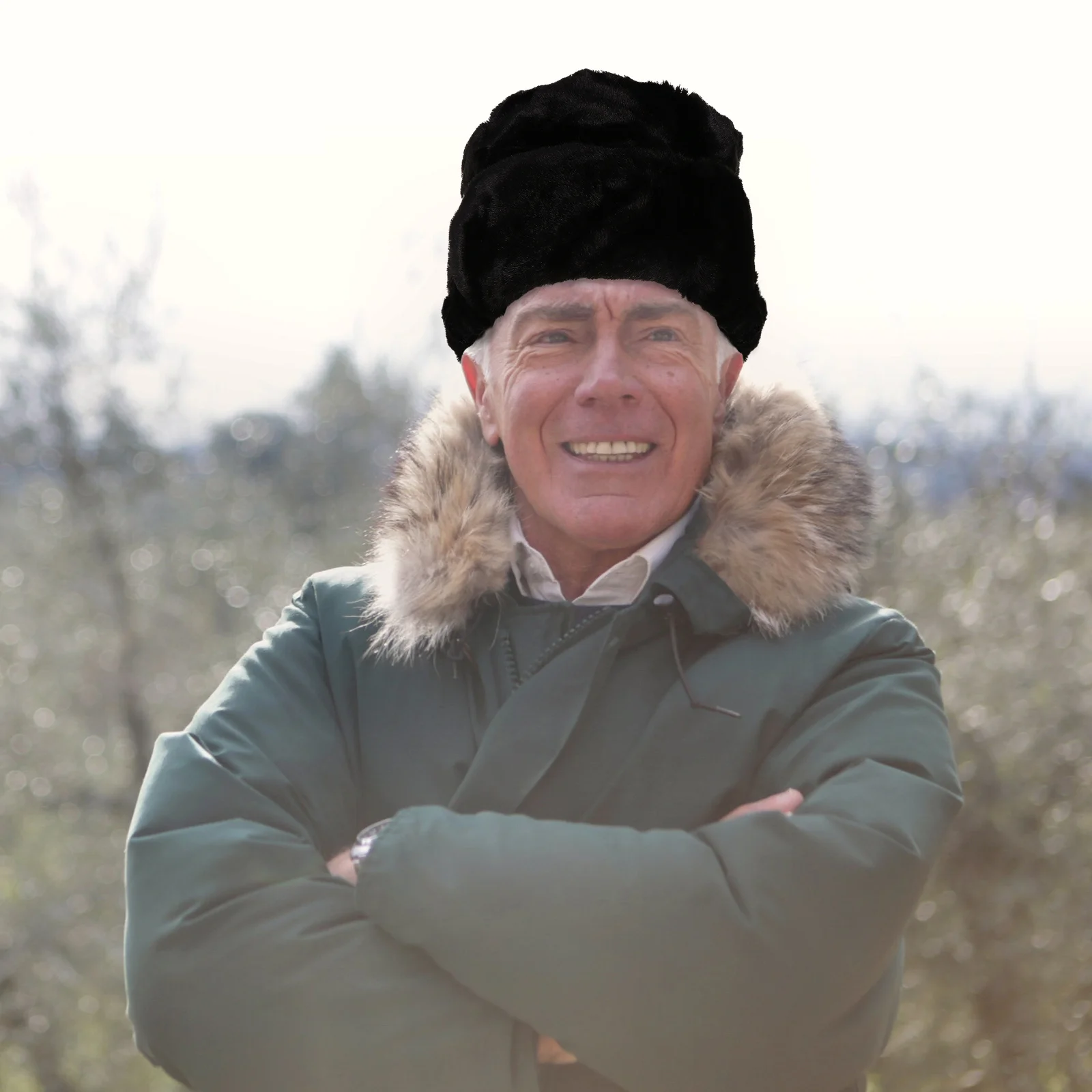 

Stylish Winter Warm Size Universal Fit Soft Fabric Hat for Men Women Elderly Cozy Ear Protection Headwear for Cold Days