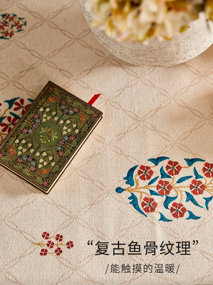 cloth Linen Waterproof Dining Fabric Tea Cover Rectangular Table Cloth Customized Design