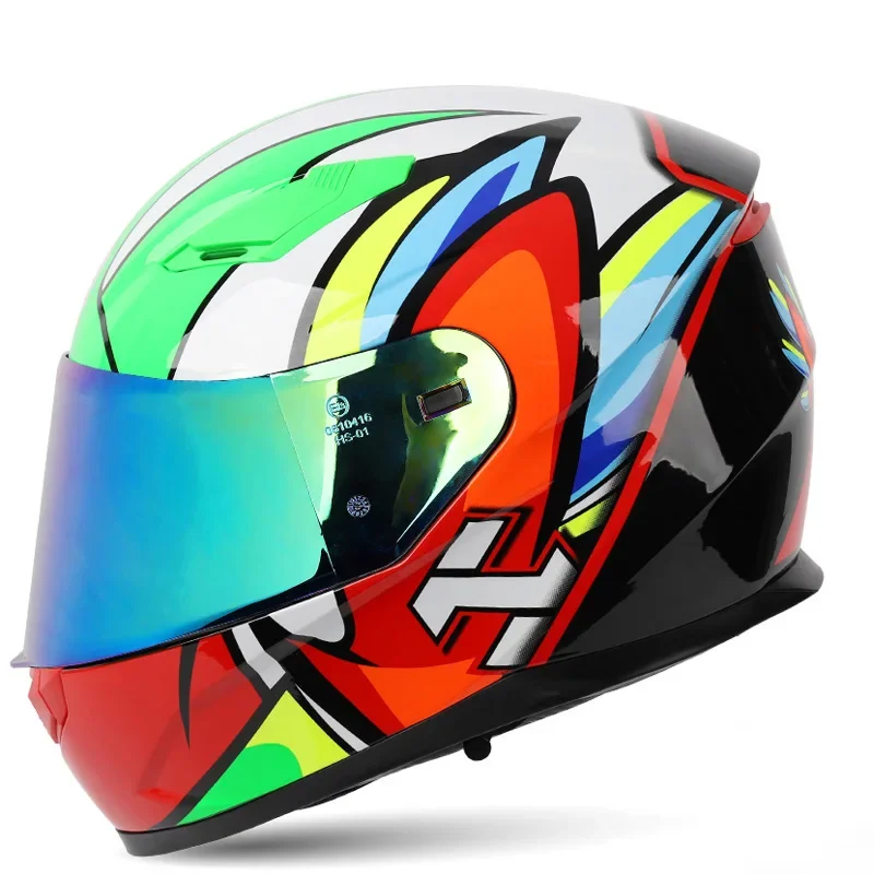 Full face motorbike helmet fashion design sport Helmet safety flip up modular Hot Sale Abs Pc motorcycle helmet