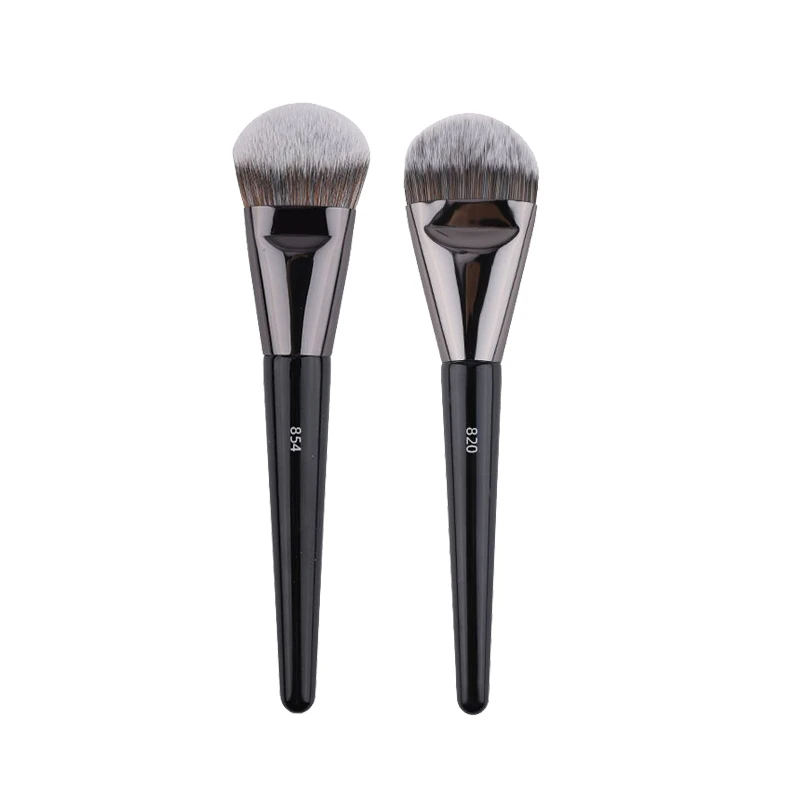 2pcs Foundation Makeup Brushes Liquid Foundation Base Make up Brush Angled Flat sided Detail Face Essential Beauty tools 854 820