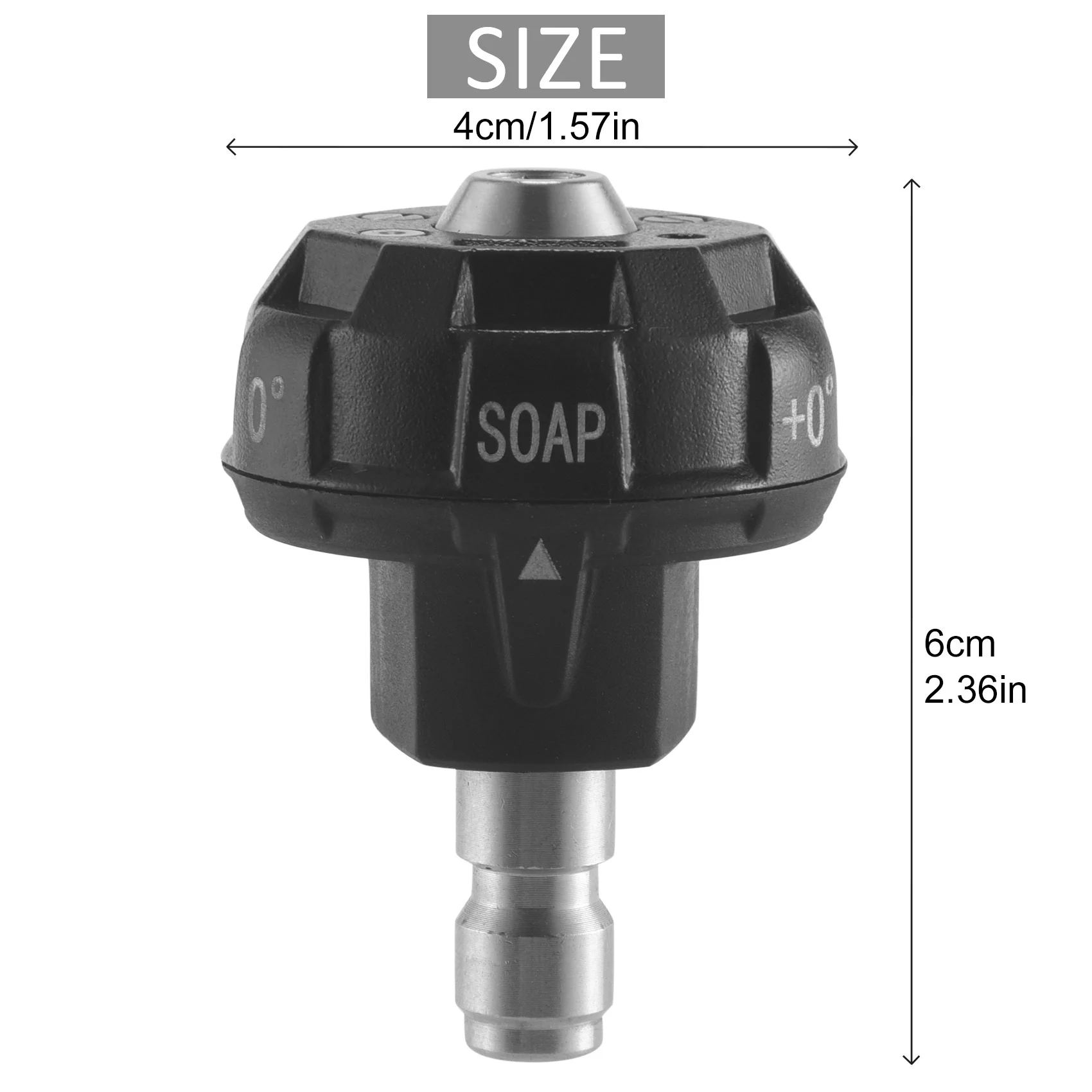 Hogedrukreiniger 6-In-1 Sproeikop Tip, Snel Wisselen En Gemakkelijk Instelbare Patronen, 1/4in Snelle Connector Max 4000