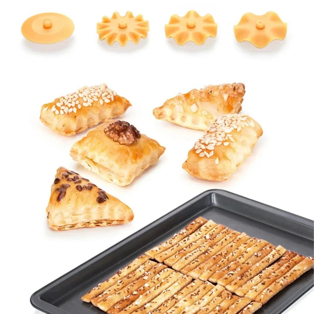 الزلابية البسكويت الأسطوانة كوكي المتداول شفرة القطع العجين دائرة القاطع سحب صافي عجلة هدية الطعام بار لوازم الخبز المعجنات