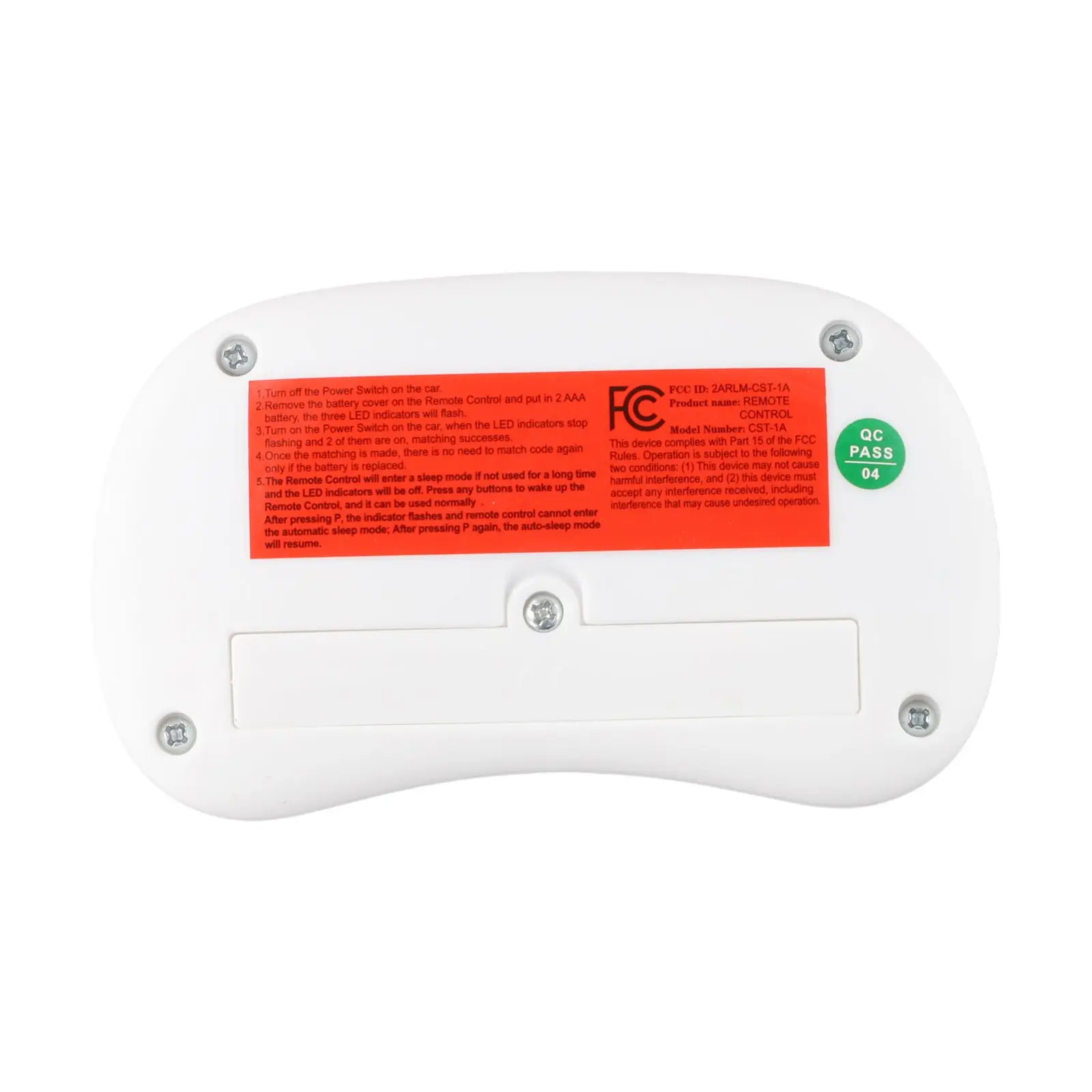 Easy To Install CSR-12T-1A Remote Control Electric Car Circuit Board ABS+metal Remote Control Box Slow Start Function