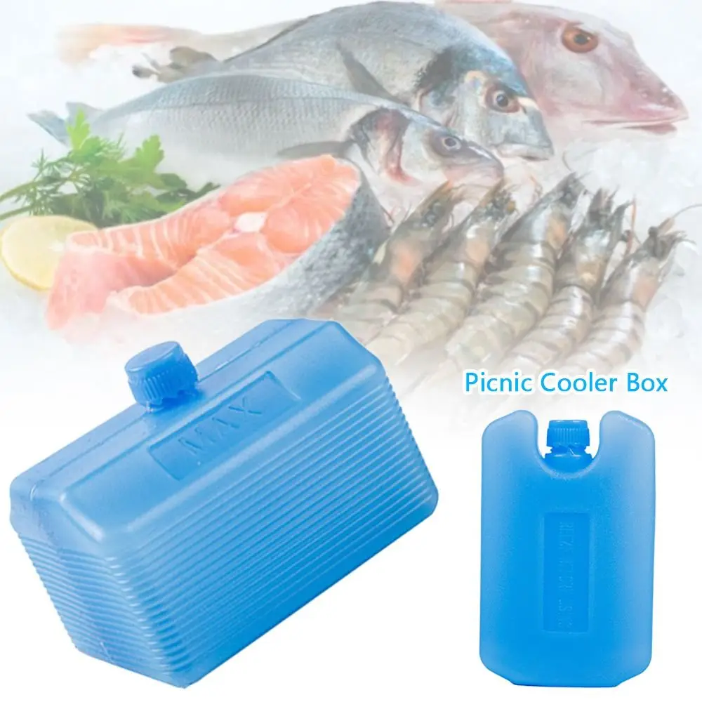 

1/2/3PCS Reusable Ice Box Durable Refrigeration Keep Fresh Air Conditioning Fan Ice Crystal Box PE Ice Crystal Box