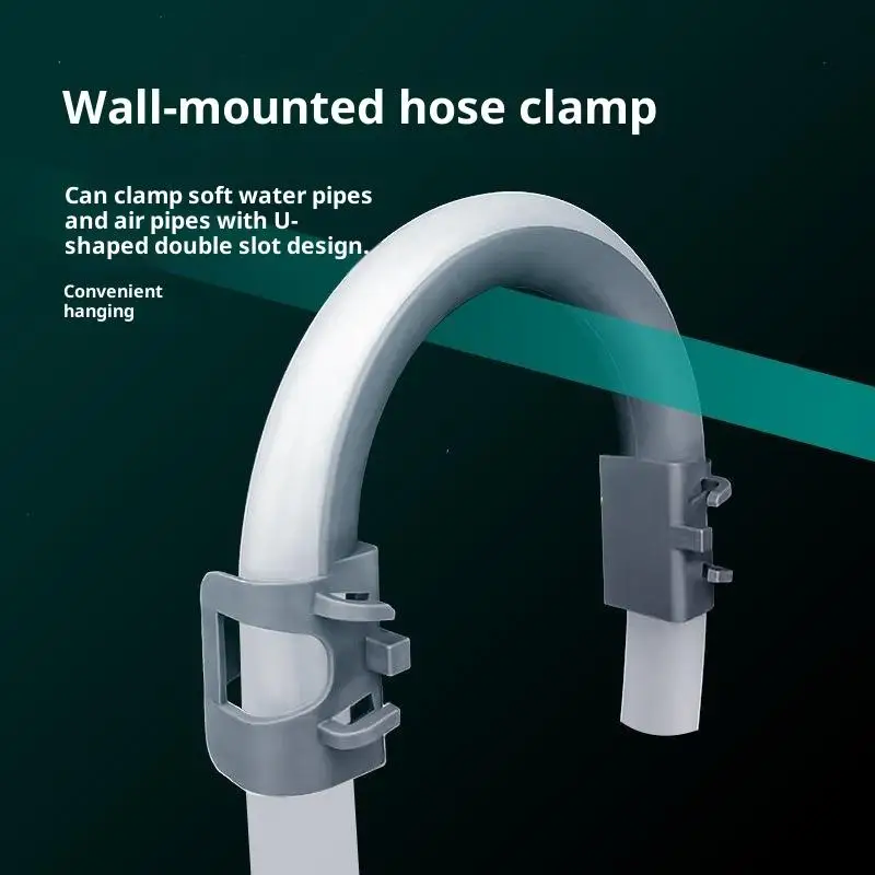 1Pc Aquarium Water Tube Holder Water Pipe Hose Mount Bracket For 6-20mm Pipe Water Tube Fixed Clip Fish Tank Hose Clamp