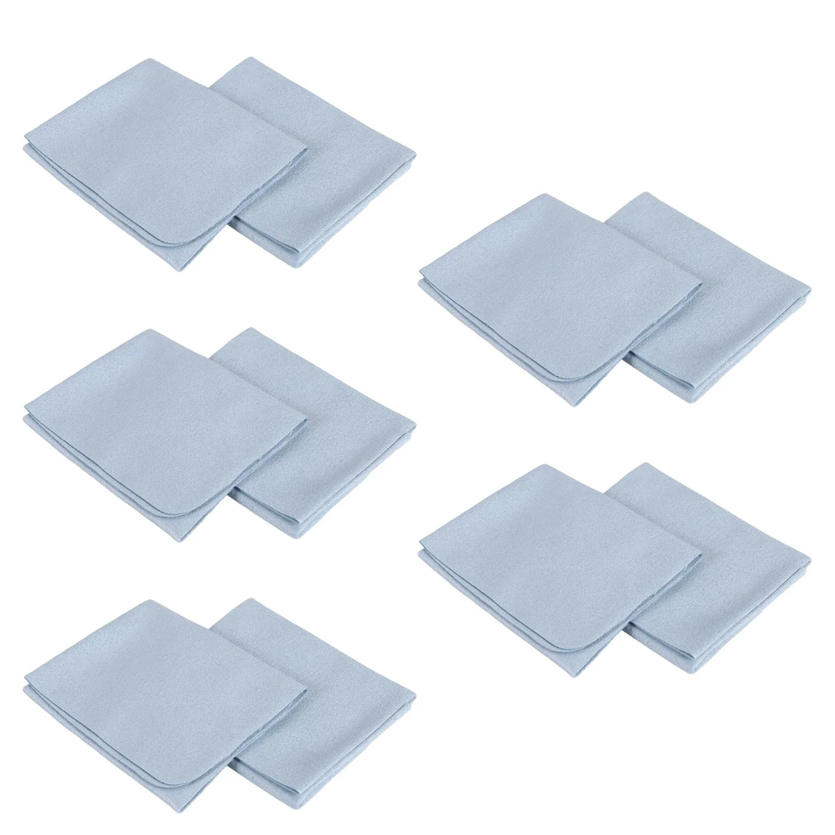 

AA85 10 Pcs Glasses Cloth Eyeglasses Chamois Cloth Microfiber Cleaning Cloth Wipe Mobile Phone Screen Lens
