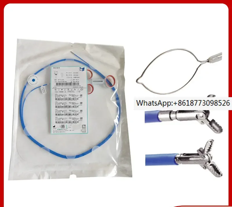 Disposable thermal biopsy forceps, polyp trap, electrocoagulation endoscopic hemostatic biopsy forceps